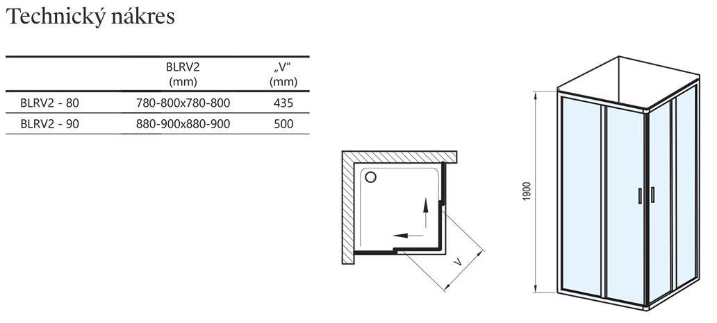 Blix BLRV2-technicky-nakres